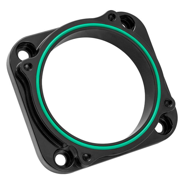 Proflow Throttle Body Adapter, Universal 80mm Throttle to 82mm Bosch Drive By Wire Throttle Body, Black, Billet - PFETBUADP1 PFETBUADP1