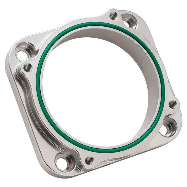 Proflow Throttle Body Adapter, Universal 90mm Throttle to 82mm Bosch Drive By Wire Throttle Body, Polished, Billet - PFETBUADP2-P PFETBUADP2-P