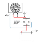 Proflow SuperMax Transmission Cooler Thermatic Fan Sensor Switch, 80C - 75C, M14x1.50, Each - PFETC500-S