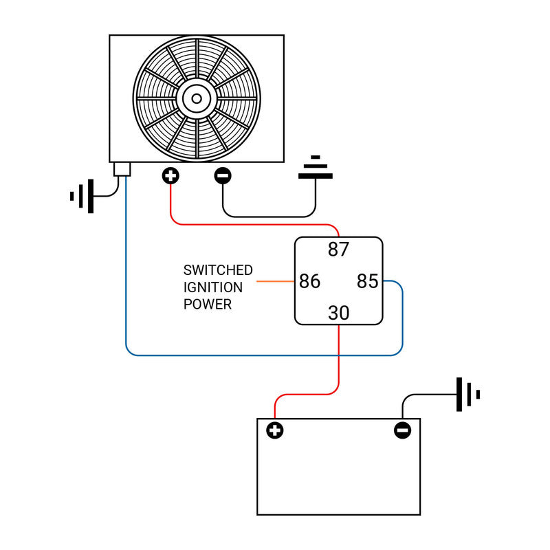 Proflow SuperMax Transmission Cooler Thermatic Fan Sensor Switch, 80C - 75C, M14x1.50, Each - PFETC500-S
