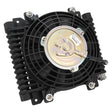 Proflow SuperMax Transmission Cooler Kit, 13-Row, 350 CFM, 10.0'' x 9.50'' x 4.0'', w/7.0'' Panasonic Fan, AN10 Inlets - PFETC500 PFETC500