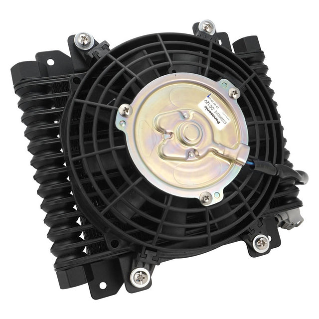 Proflow SuperMax Transmission Cooler Kit, 13-Row, 350 CFM, 10.0'' x 9.50'' x 4.0'', w/7.0'' Panasonic Fan, AN10 Inlets - PFETC500 PFETC500