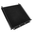 Proflow Transmission Oil Cooler, Tube & Fin, 280mm x 255mm x 19mm, AN6 Male, Black - PFETC680-AN PFETC680-AN