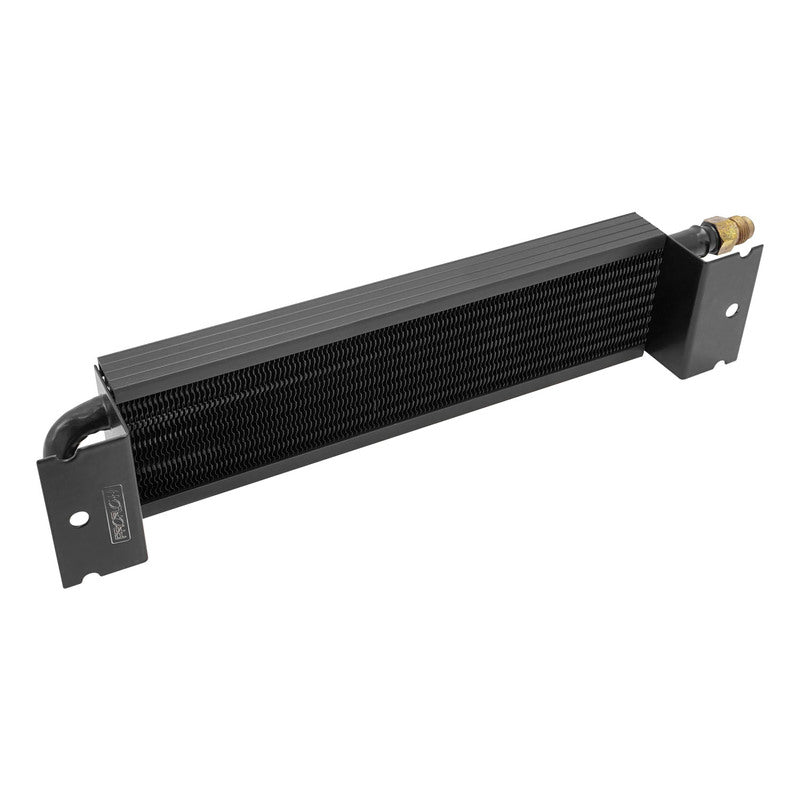 Proflow Transmission Frame Rail Oil Cooler, Tube & Fin, 315mm x 65mm x 45mm, AN6 Male, Black - PFETC690 PFETC690
