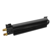 Proflow Transmission Frame Rail Oil Cooler, Tube & Fin, 315mm x 65mm x 45mm, AN6 Male, Black - PFETC690