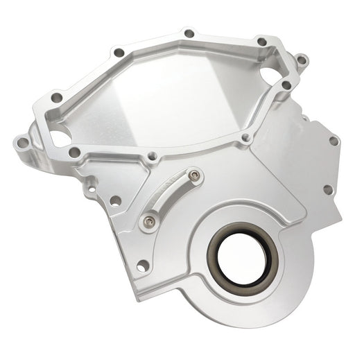 Proflow Timing Cover, For Holden V8 All 253/308 And 304 EFI, Billet Aluminium, Silver - PFETCH308BILL PFETCH308BILL