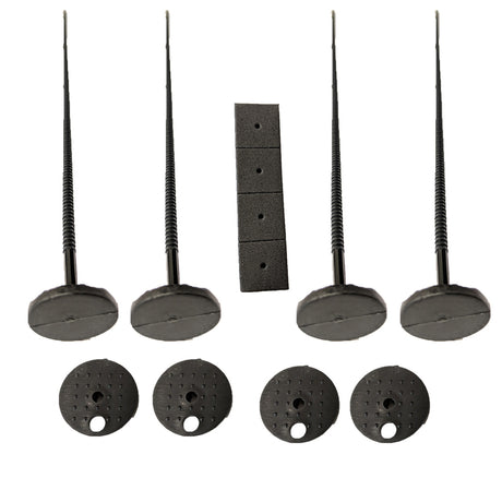 Proflow Transmission Fluid Cooler Mounting Kit, Fan Mounting Kit, Plastic, Set Of 4 - PFETCMK301 PFETCMK301