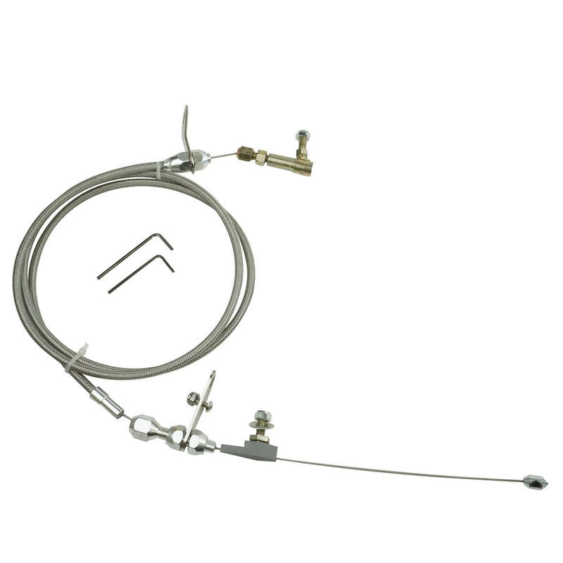 Proflow Automatic Transmission Braided Stainless Kickdown Kit, Carburettor, For Chrysler 904 Kit - PFETCS5103 PFETCS5103