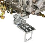 Proflow Throttle Cable Bracket Comes With Optional Adjustable Kickdown Brackets, Return Spring Provision, Dual Purpose, Universal, Chrome, Kit - PFETCS6050