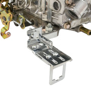 Proflow Throttle Cable Bracket Comes With Optional Adjustable Kickdown Brackets, Return Spring Provision, Dual Purpose, Universal, Chrome, Kit - PFETCS6050