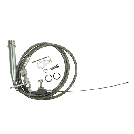 Proflow Automatic Transmission Braided Stainless Kickdown Kit, Carburettor, GM TH700 R4 Kit, - PFETCS6051 PFETCS6051