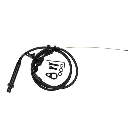 Proflow Automatic Transmission Black Braided Stainless Kickdown Kit, Carburettor, GM TH350, Kit, - PFETCS6053-BK PFETCS6053-BK