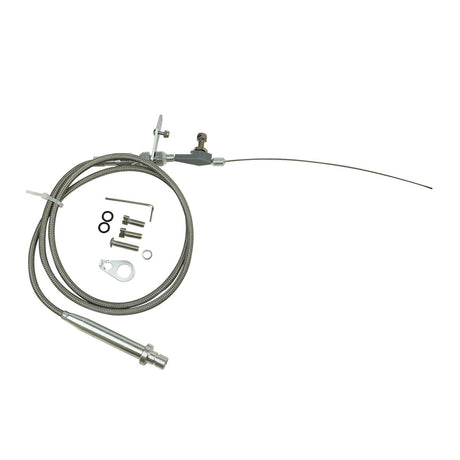 Proflow Automatic Transmission Braided Stainless Kickdown Kit, Carburettor, GM TH350, Kit, - PFETCS6053 PFETCS6053
