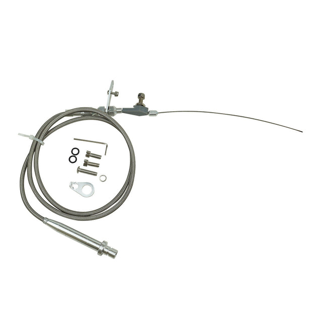 Proflow Automatic Transmission Braided Stainless Kickdown Kit, Carburettor, GM TH350, Kit, - PFETCS6053 PFETCS6053