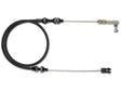 Proflow Throttle Cable, Braided Black Stainless Steel, 24 in. Long, Universal Kit - PFETCS6054-BK PFETCS6054-BK