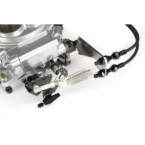 Proflow Throttle Cable Bracket, Holley Sniper EFI Fuel Injection Stainless Steel, Polished, Each - PFETCSB-SNIP
