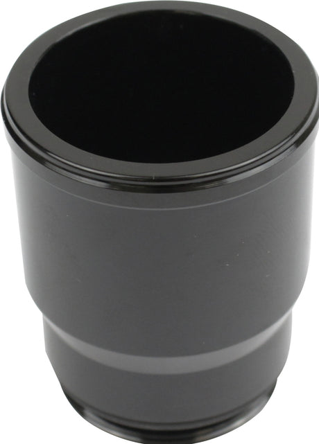 Proflow Inlet Fittings, Aluminium, 1.250 in. Hose to 1 3/16 in. Straight Cut Male, Black Anodised - PFETH-125BK PFETH-125BK
