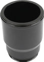 Proflow Inlet Fittings, Aluminium, 1.750 in. Hose to 1 3/16 in. Straight Cut Male, Black Anodised - PFETH-175BK PFETH-175BK