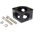 Proflow Water Neck Spacer 2, Billet Aluminium, Black, 2 x AN16 outlets, 2 x 1/8in. NTP Ports, For Chevrolet - PFETH-63421BK PFETH-63421BK