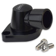 Proflow Water Neck, Billet Aluminium Swivel, Black Anodised, 90 Degree, SB & BB Chev - PFETH-803BK PFETH-803BK