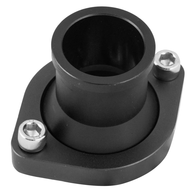 Proflow Water Neck, Billet Aluminium, Black Anodised, Straight Up SB For Ford 302-351 Cleveland - PFETH-805BK PFETH-805BK