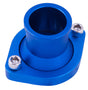 Proflow Water Neck, Billet Aluminium, Blue Anodised, Straight Up SB For Ford 302-351C Cleveland - PFETH-805BL PFETH-805BL