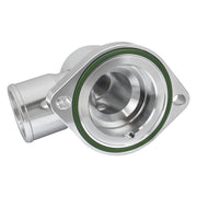 Proflow Water Neck, For Holden Commodore LS1/LS2/LS3, 90 Degree, Swivel, Billet Aluminium, Silver Anodised - PFETH-808S