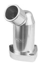 Proflow Water Neck, Billet Aluminium, Swivel Silver Anodised, 45 Degree, Swivel, For Mazda Series 5 - PFETH-811S PFETH-811S
