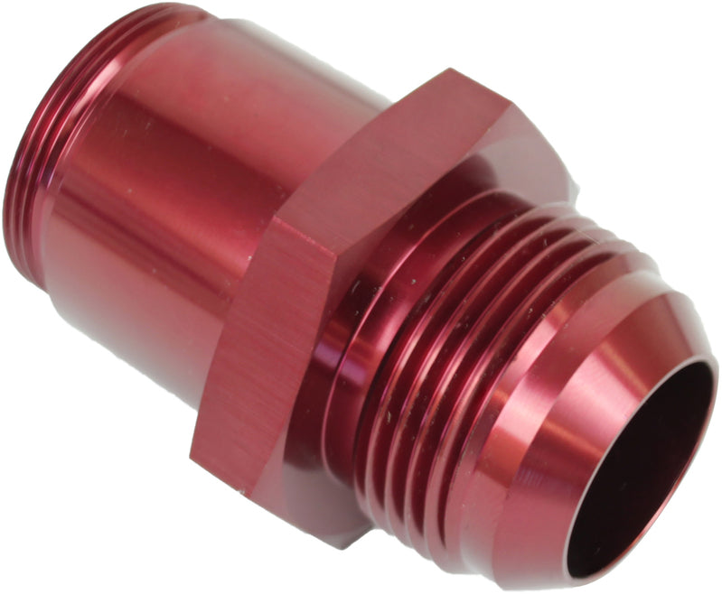 Proflow Thermostat Fitting, -16AN Male to 1-1/4''-20 in. Straight Male, Aluminium, Red Anodised - PFETH-816R PFETH-816R