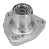 Proflow Water Neck, Billet Aluminium Thermostat Housing, For Nissan & Holden RB30, RB25, Polished Silver - PFETH-817S PFETH-817S