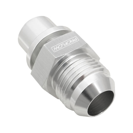 Proflow Thermostat Housing Fitting Adaptor, Suit Ford Falcon Barra 4.0L, AN10, Silver, Each - PFETH-825S PFETH-825S