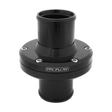 Proflow Inline Thermostat Housing, Suits 1.50'' Hose, w/AN16 ORB Ports, Billet, Black Anodised - PFETH-830BK