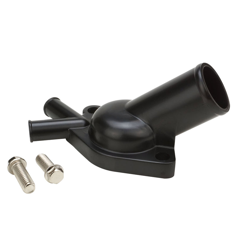 Proflow Aluminium Water Neck Black For Holden Commodore V8 Dual Outlet - PFETH-R1935-BK PFETH-R1935-BK