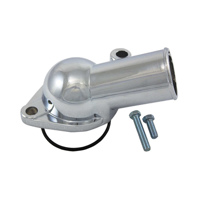Proflow Aluminium Water Neck, For Chevrolet 20 O'Ring Style Chrome - PFETH-R7288-O PFETH-R7288-O
