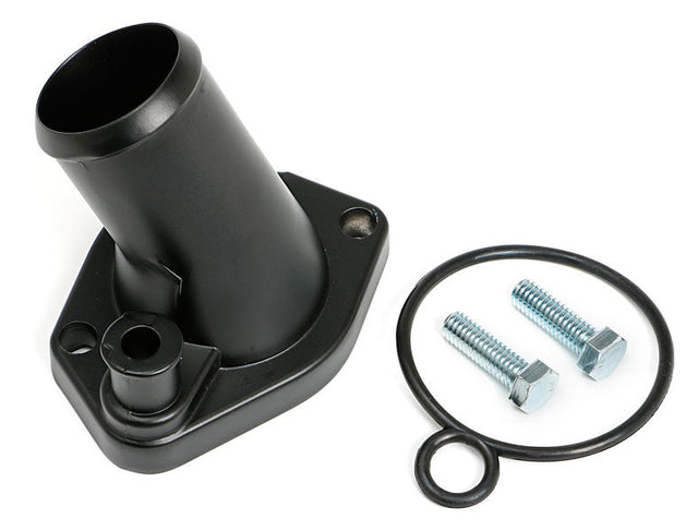 Proflow Aluminium Water Neck, For Ford 289-302, 351W O'Ring Style Black, Each - PFETH-R7289-OBK PFETH-R7289-OBK