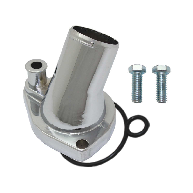Proflow Aluminium Water Neck, For Ford 289-302, 351W O'Ring Style Chrome - PFETH-R7289-O PFETH-R7289-O