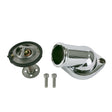 Proflow Aluminium Water Neck & Thermostat kit LS Chev For Holden 45 degree Swivel Chrome - PFETH-R8937KT PFETH-R8937KT