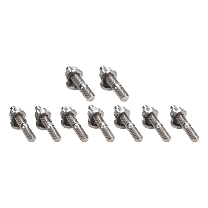 Proflow Exhaust Manifold Stud Kit, Titanium, For Mitsubishi, 4G63, Evo 1-9, M10x1.25/M8x1.25 - PFETI-EXSTUD-4G63 PFETI-EXSTUD-4G63