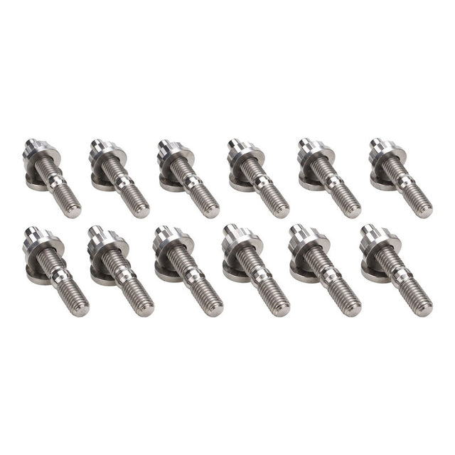 Proflow Exhaust Manifold Stud Kit, Titanium, GM, LS1/LS2/LS3/LSA, For Holden Commodore, M8x1.25 - PFETI-EXSTUD-LS PFETI-EXSTUD-LS