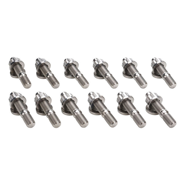 Proflow Exhaust Manifold Stud Kit, Titanium, For Nissan, RB25/RB20, M10x1.25 - PFETI-EXSTUD-RB25 PFETI-EXSTUD-RB25