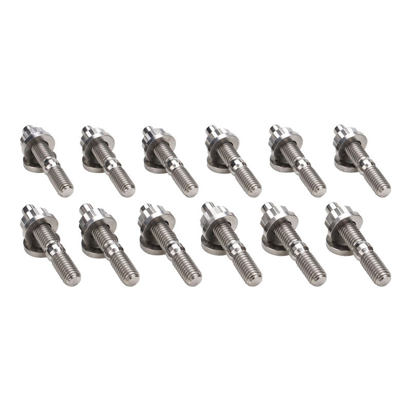 Proflow Exhaust Manifold Stud Kit, Titanium, For Nissan, RB26, M8x1.25 - PFETI-EXSTUD-RB26 PFETI-EXSTUD-RB26