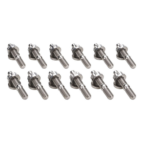 Proflow Exhaust Manifold Stud Kit, Titanium, For Nissan, RB26, M8x1.25 - PFETI-EXSTUD-RB26 PFETI-EXSTUD-RB26