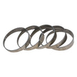 Proflow Pie Cut Round, Tubing, Titanium 2.5 in. 45 deg cut 9 degree, 5 pcs set - PFETI-PC250-45 PFETI-PC250-45