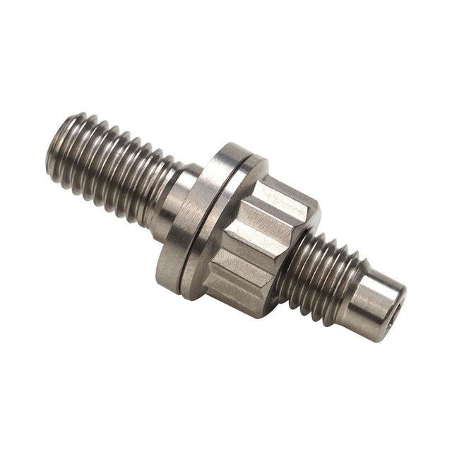 Proflow Stud, Grade 5 Titanium, M8x1.25mm, 45mm Length, w/Nut & Washer, Each - PFETI-STUD8 PFETI-STUD8