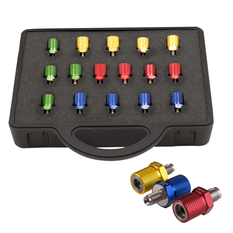 Proflow Thread Restorer, Identification Set, 16-Piece, Tool Steel, Set - PFETIK PFETIK