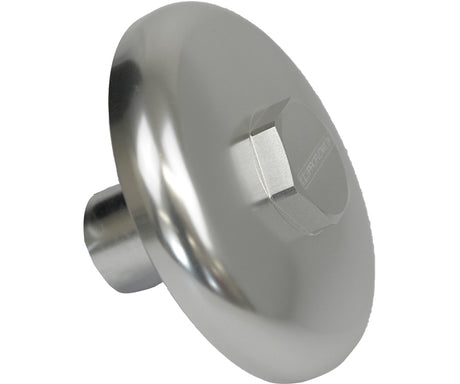 Proflow Oil Filter, Sandwich Block Off Plate, Aluminium For Ford 3/4 -16, Silver - PFETOP1 PFETOP1