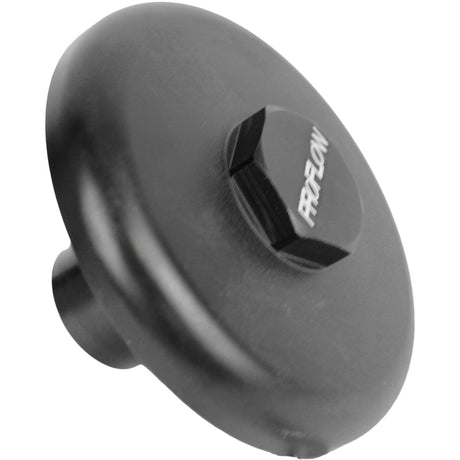 Proflow Oil Filter, Sandwich Block Off Plate, Aluminium For Chevrolet 13/16in. -16, Black - PFETOP5BK PFETOP5BK