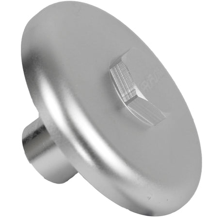 Proflow Oil Filter, Sandwich Block Off Plate, Aluminium For Chevrolet 13/16in. -16, Silver - PFETOP5 PFETOP5