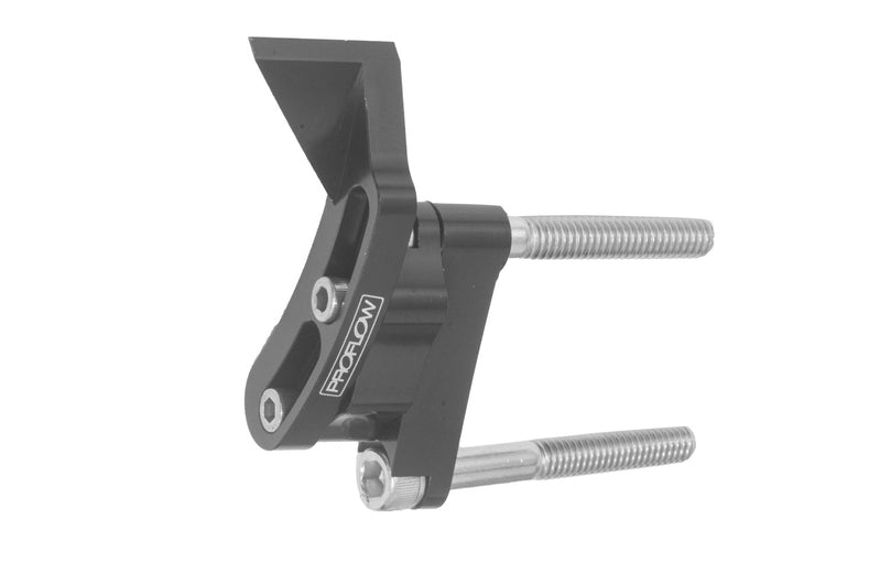 Proflow Timing Pointer, Billet Aluminium, Adjustable, For Ford SB 302-351W, 2 O'clock Position, Black Anodised, - PFETP-202BK PFETP-202BK