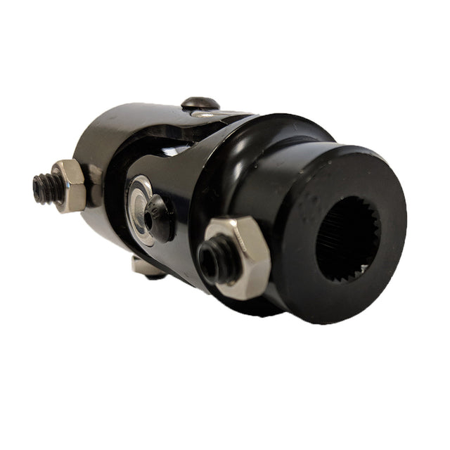 Proflow U-Joint Steering, Forged Steel, 5/8in. -36 Spline To 3/4in. Smooth Round - PFEUJ-015 PFEUJ-015